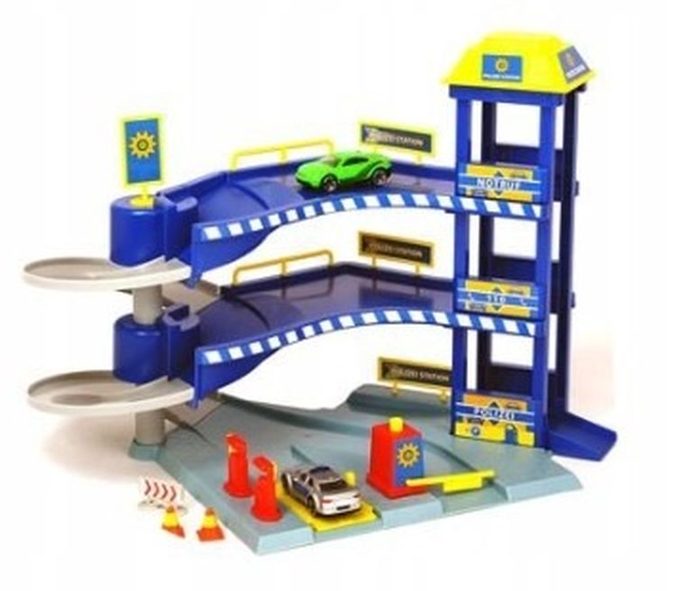 Dickie, Stacja Ratownicza, garaż z pojazdami, 41 cm