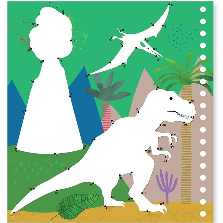 Dinozaury. Magiczna kolorowanka wodna z zadaniamimi