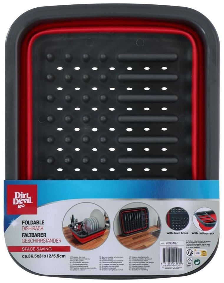 Dirt Devil, suszarka do naczyń z ociekaczem, składana