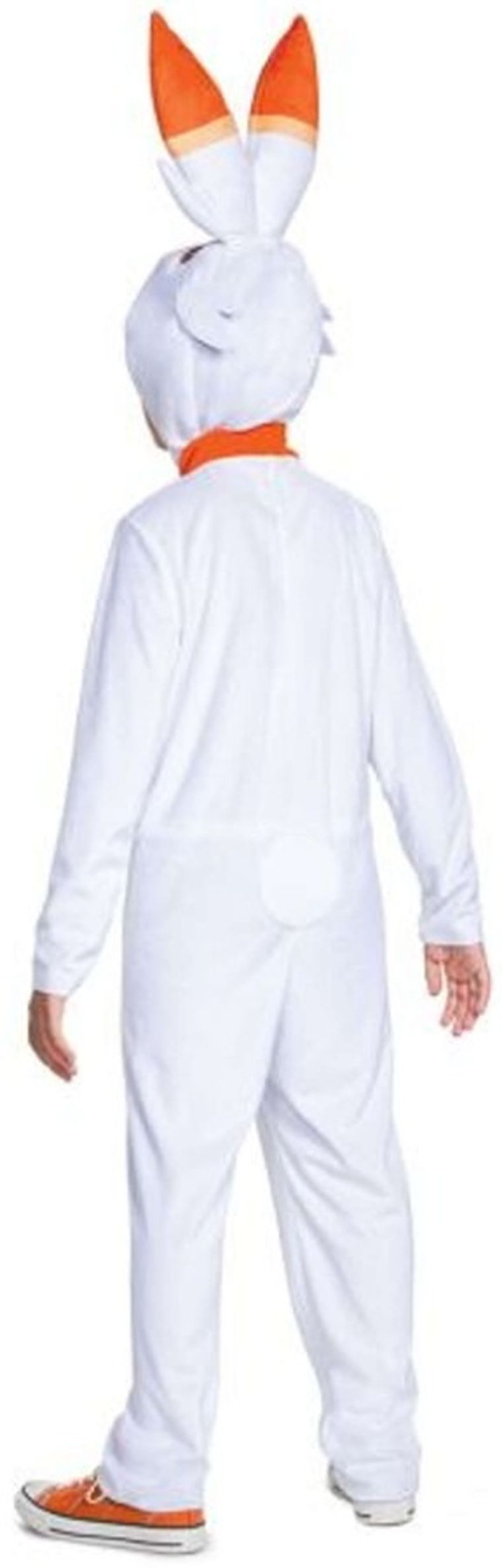 Disguise, Pokemon, Scorbunny, strój karnawałowy, kigurumi, białe, 126-136 cm, 7-8 lat