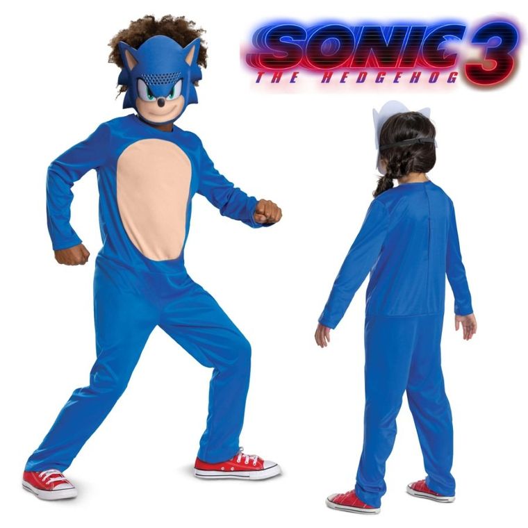 Disguise, Sonic the Hedgehog, Jeż, strój karnawałowy, 125-135 cm, 7-8 lat