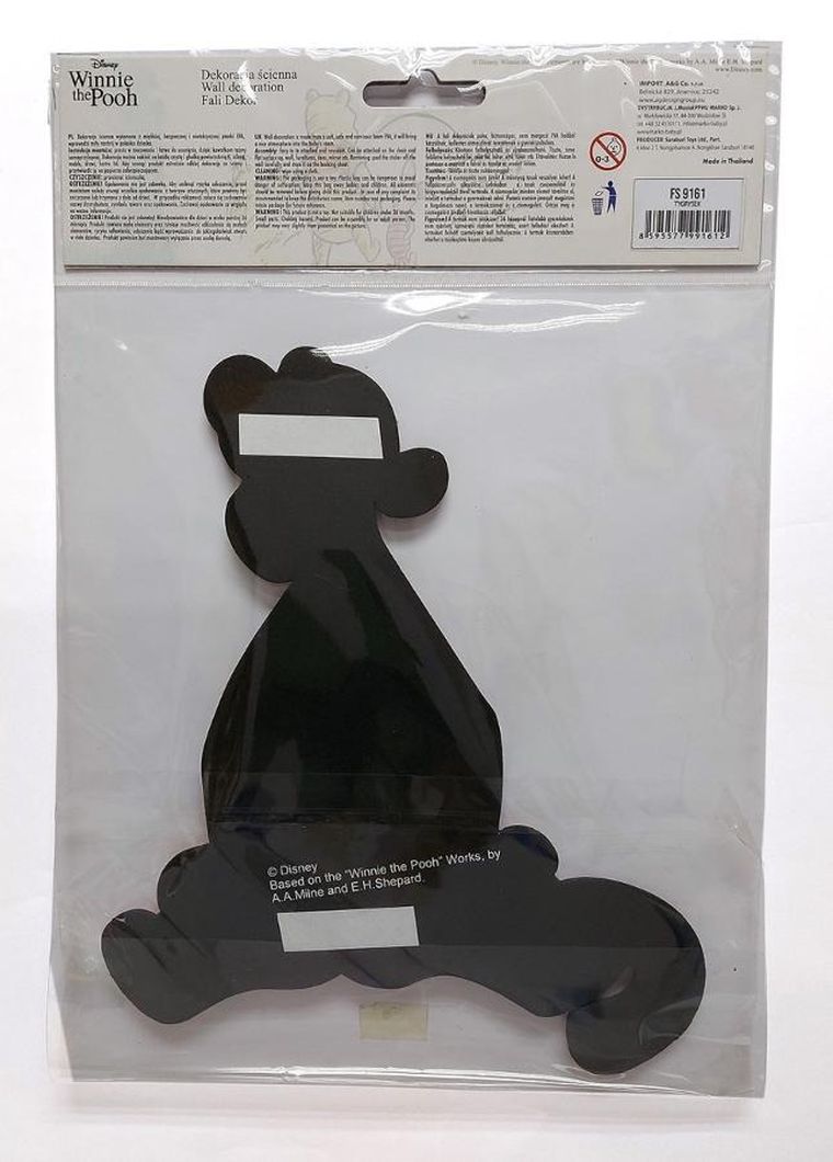 Disney, Kubuś Puchatek, dekoracja ścienna, siedzący Tygrysek