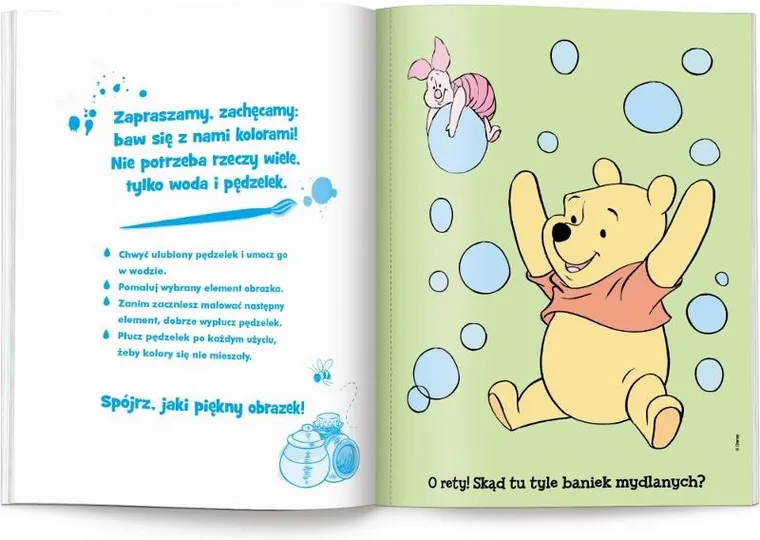 Disney. Kubuś Puchatek. Malowanka wodna