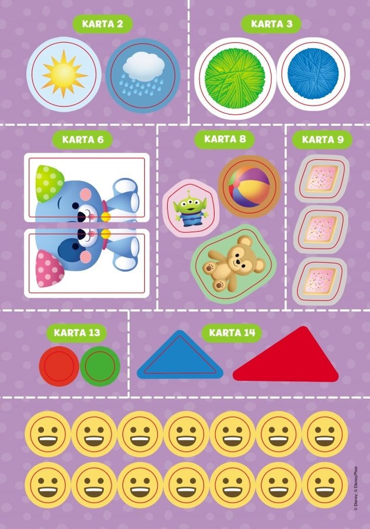 Disney maluch. Karty pracy malucha