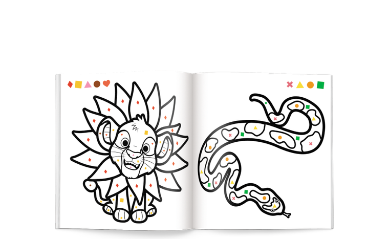 Disney Maluch. Koloruj według kodu