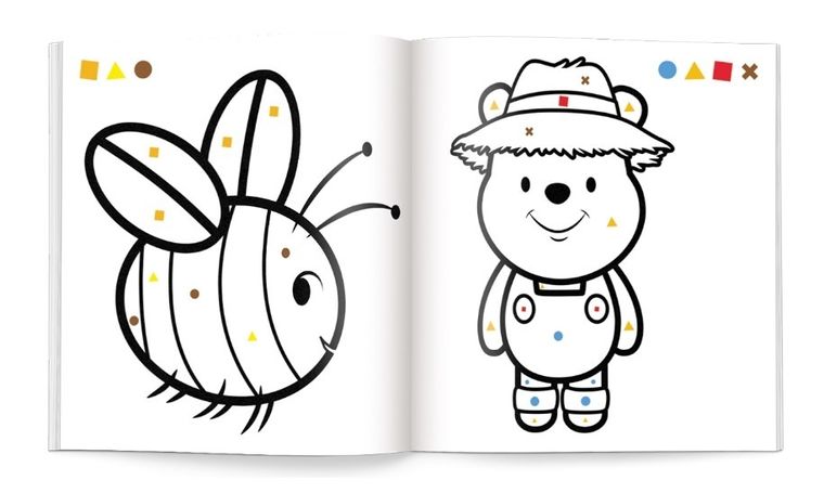 Disney Maluch. Koloruj według kodu