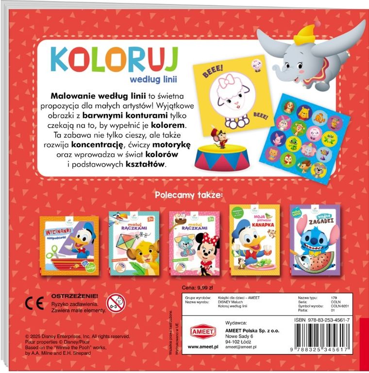 Disney Maluch. Koloruj według linii