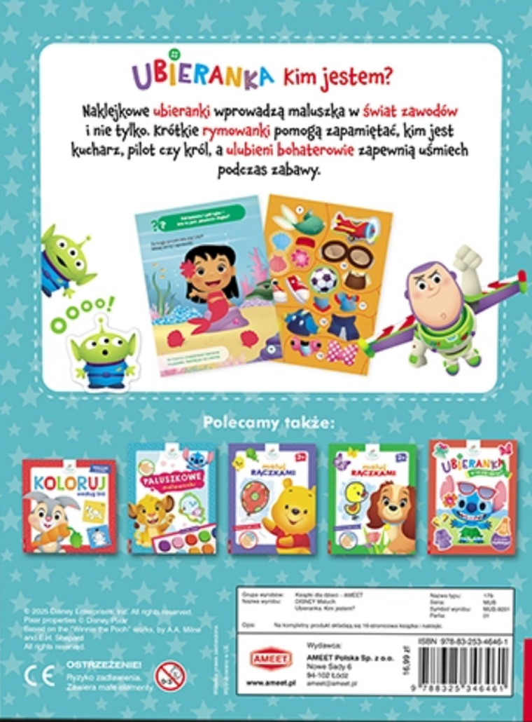 Disney Maluch. Ubieranka dla malucha. Kim jestem?