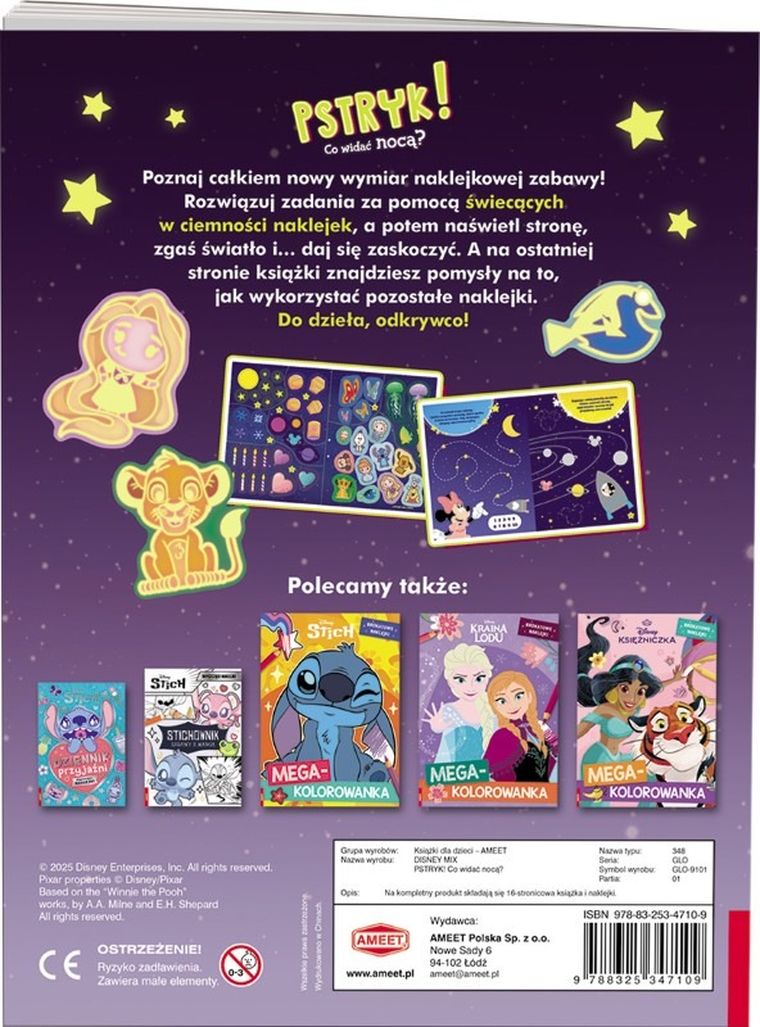 Disney. PSTRYK! Co widać nocą?