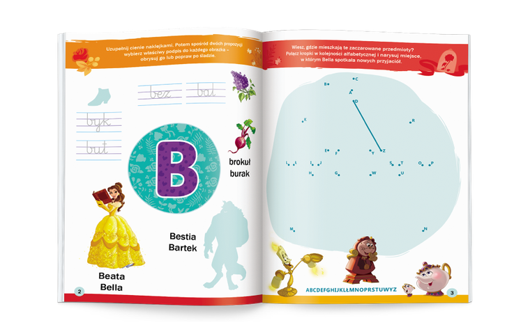 Disney uczy. Disney Księżniczka. B jak Bella