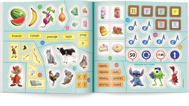 Disney uczy. Elementarz ćwiczenia