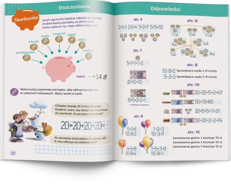 Disney uczy. Kraina Lodu. Monety i banknoty