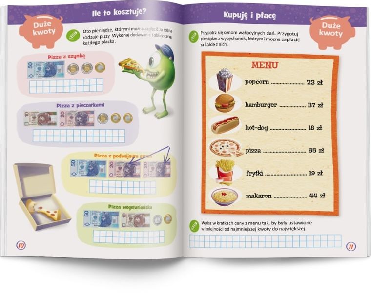 Disney uczy. Monety i banknoty