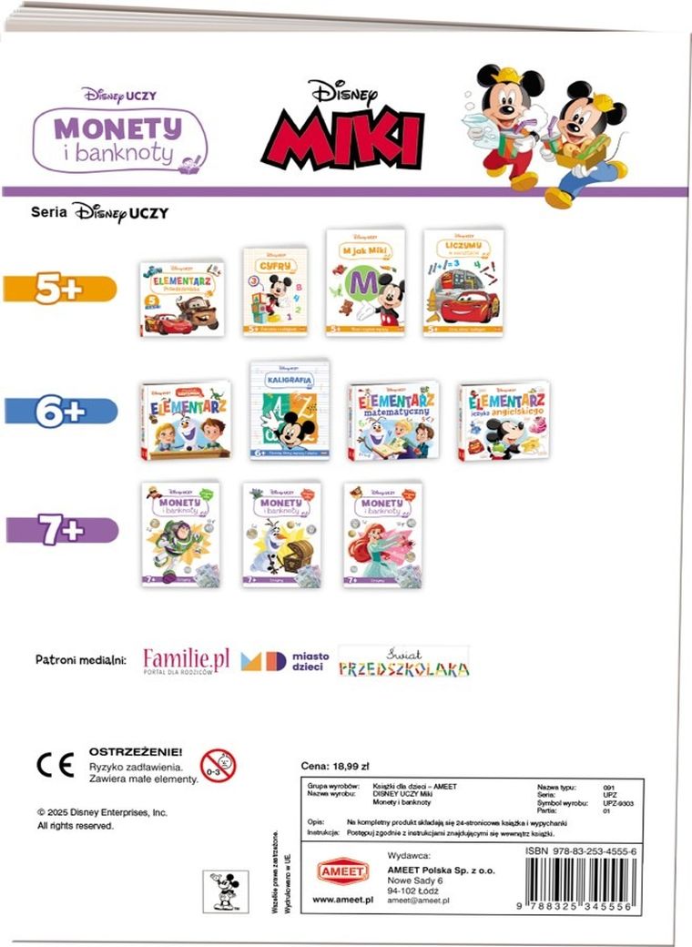 Disney Uczy. Monety i banknoty. Miki