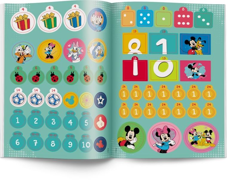 Disney uczy. Myszka Miki. Zeszyt ćwiczeń. Cyfry