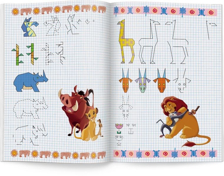 Disney Uczy. Rysujemy po kratkach