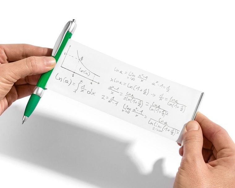 Długopis ściąga, zielony