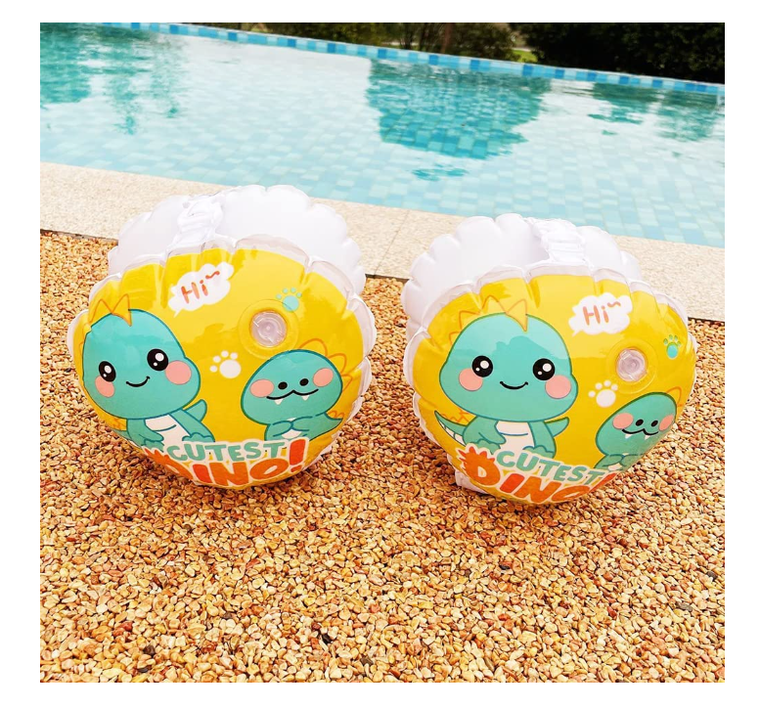 Dmuchane rękawki do pływania, dinozaur