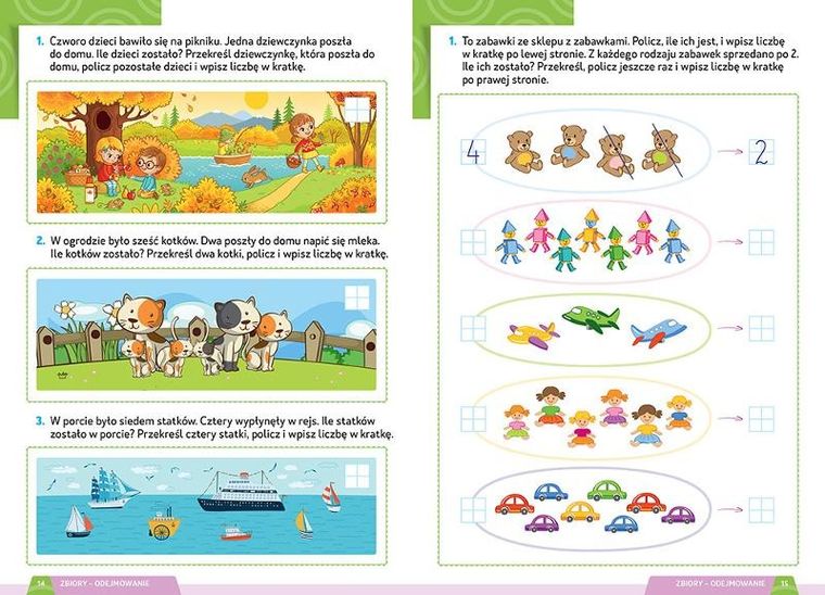 Dodawanie i odejmowanie. Klasy 1-3