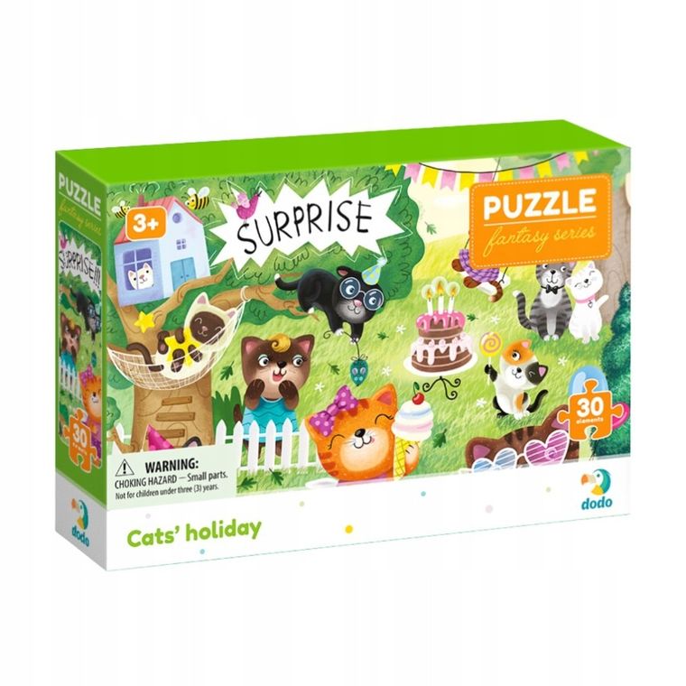 Dodo, Cat's holiday, puzzle, 30 elementów