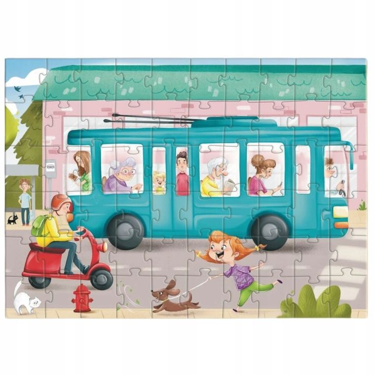 Dodo, In a trolleybus, puzzle, 60 elementów