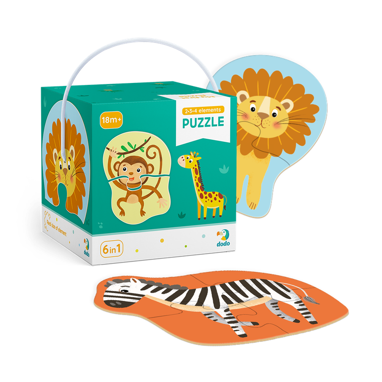 Dodo, puzzle 2-3-4 elementy, Zwierzęta