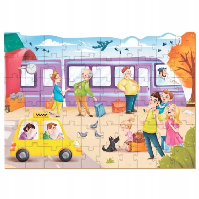 Dodo, Railway station, puzzle, 60 elementów