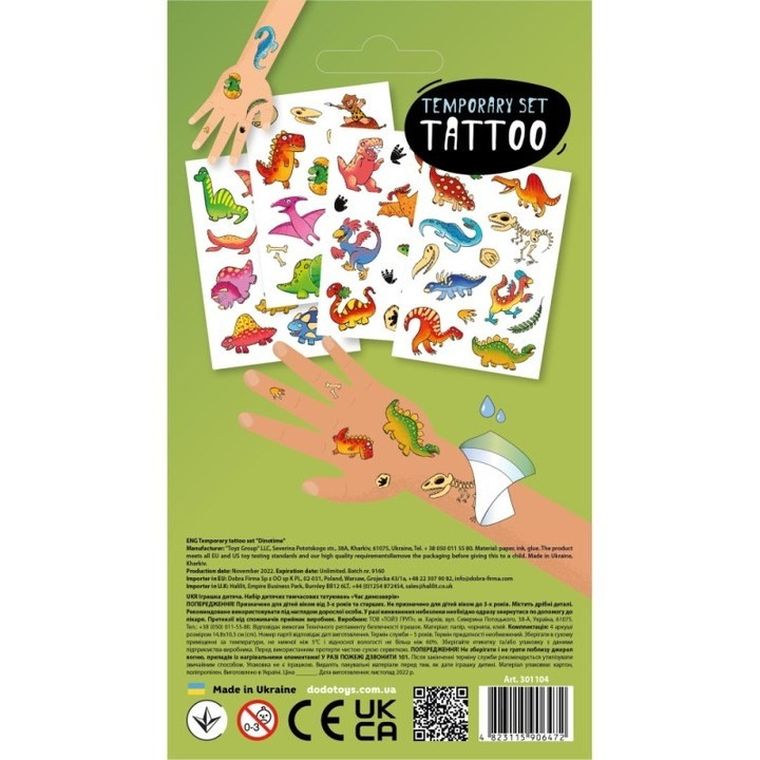 Dodo, tatuaże, dinotime