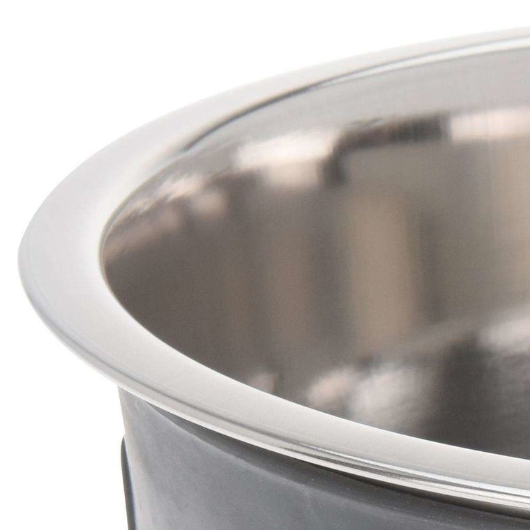 DOGS Collection, miska stalowa, antypoślizgowa, 21 cm