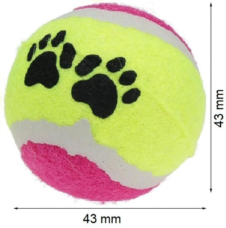 Dogs Collection, piłka dla psa, tenis ziemny, 5 szt.