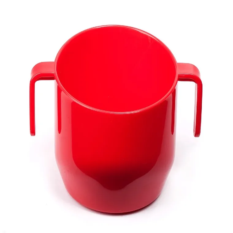 Doidy Cup, niezwykły kubeczek, czerwień strażacka, 3m+