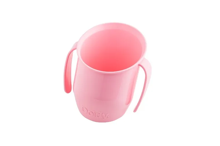 Doidy Cup, niezwykły kubeczek, różany, 3m+