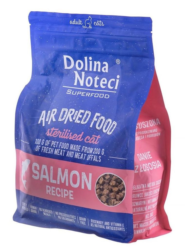 Dolina Noteci, Superfood Sterylised, karma sucha dla kota, łosoś 1 kg