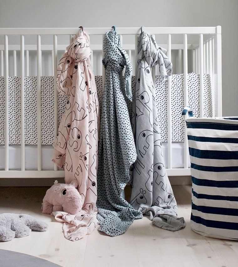 Done by Deer, Contour, otulacz, szary, 2 szt.