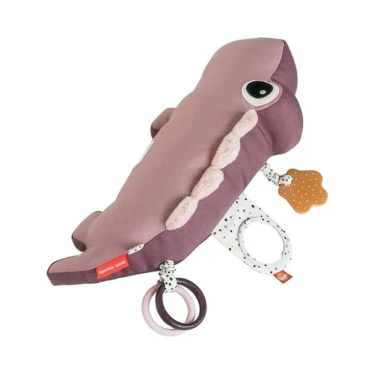 Done By Deer, Croco, poduszka z zabawkami