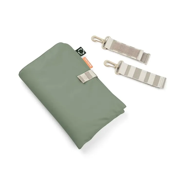 Done by Deer, torba do wózka z przewijakiem, pikowana, green