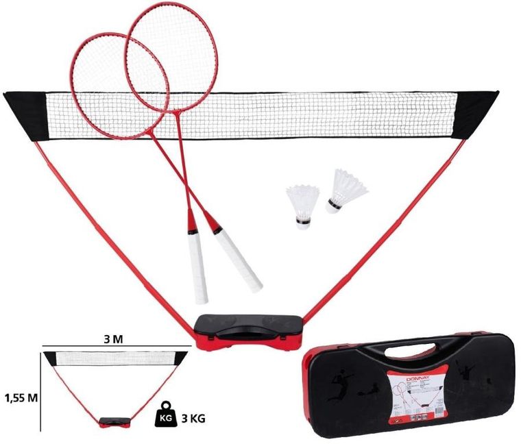 Donnay, zestaw plażowo-ogrodowy do badmintona 5w1