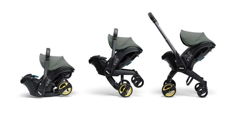 Doona, i, mobilny fotelik samochodowy, Slate Green, 0-13 kg