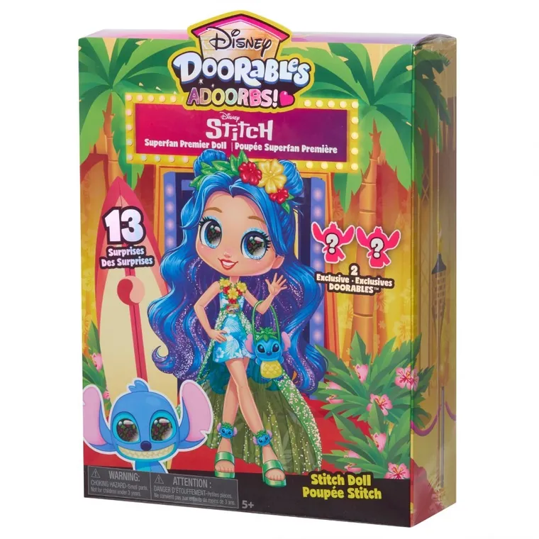 Doorables, Adoorbs, Lilo i Stitch, lalka z figurkami