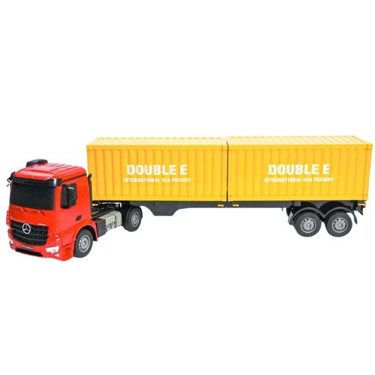 Double E, Mercedes-Benz Arocs, ciężarówka z kontenerem zdalnie sterowana, 1:26