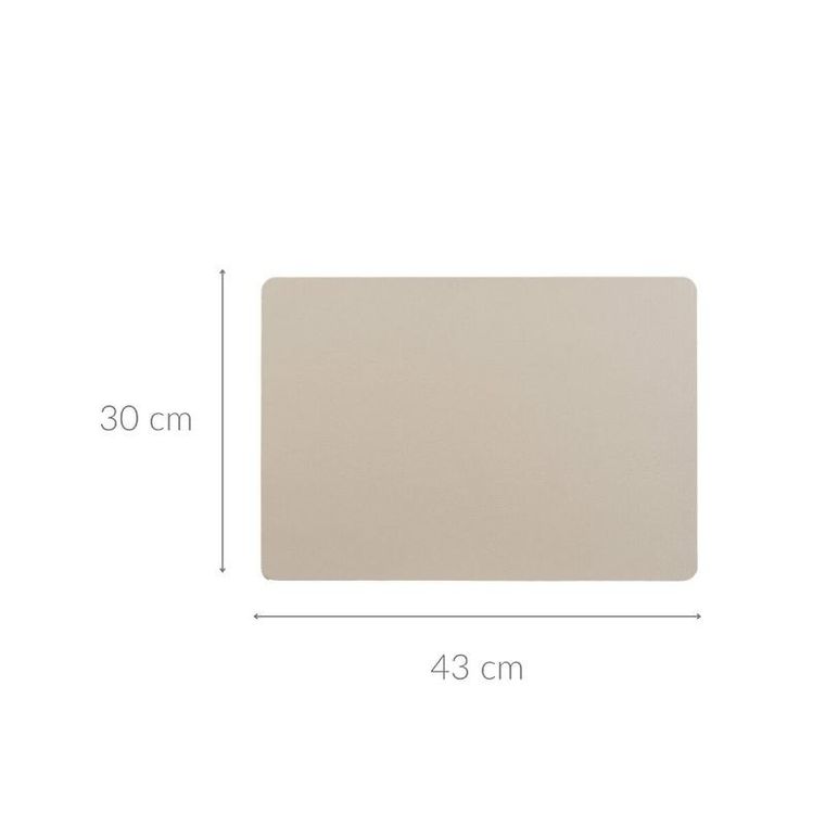 Douceur D'intérieur, Bergame, mata na stół ze sztucznej skóry, 30-43 cm
