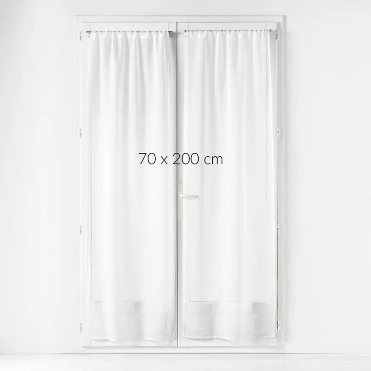 Douceur D'intérieur, Carlin, zestaw dwóch firan, 70-200 cm