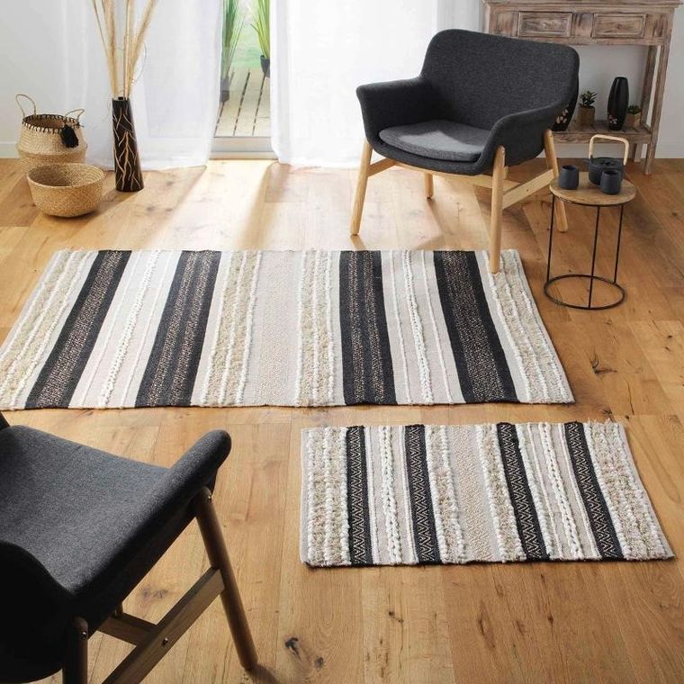 Douceur d'intérieur, dywanik prostokątny z metaliczną nitką, Fancy, 60-90 cm