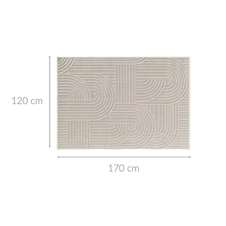 Douceur D'intérieur, Ezio, prostokątny dywan do salonu, pleciony wzór