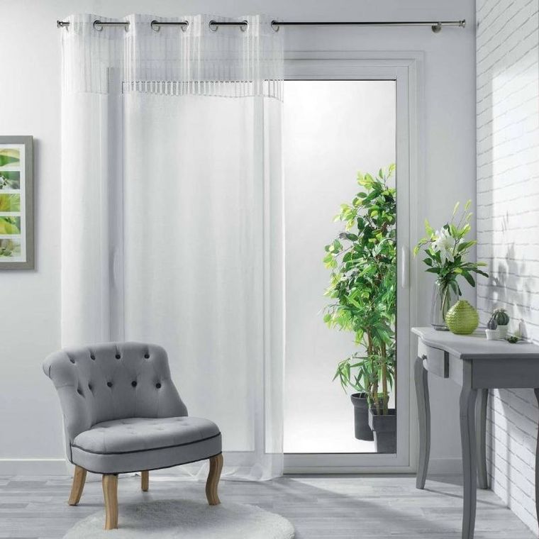 Douceur d'intérieur, firanka do salonu na przelotkach, Madi, nowoczesny dekor, 140-240 cm