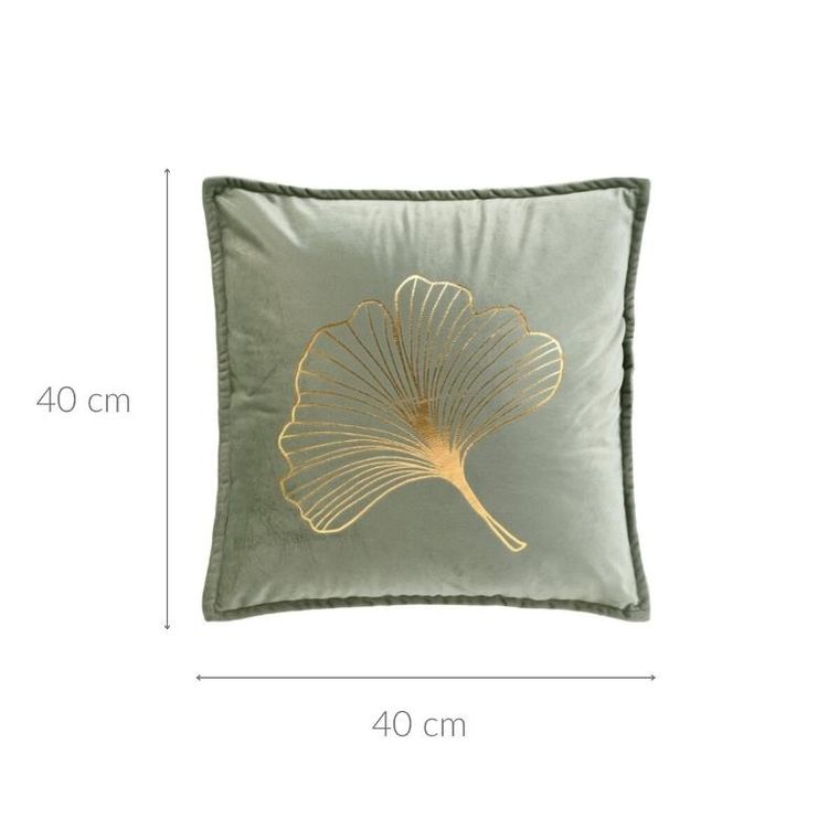 Douceur D'intérieur, Glama, poduszka ozdobna z aksamitnego materiału, 45-45 cm