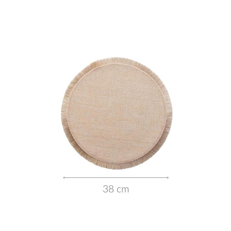 Douceur D'intérieur, Joalie, błyszcząca podkładka na stół, średnica 38 cm