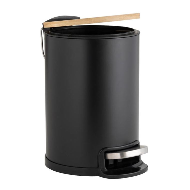 Douceur d'intérieur, kosz na śmieci z cichym domykaniem, bambus, 3 l, Mobelle