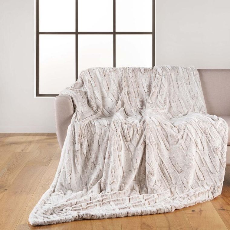 Douceur D'intérieur, Lynx, pluszowy koc ze sztucznego futra