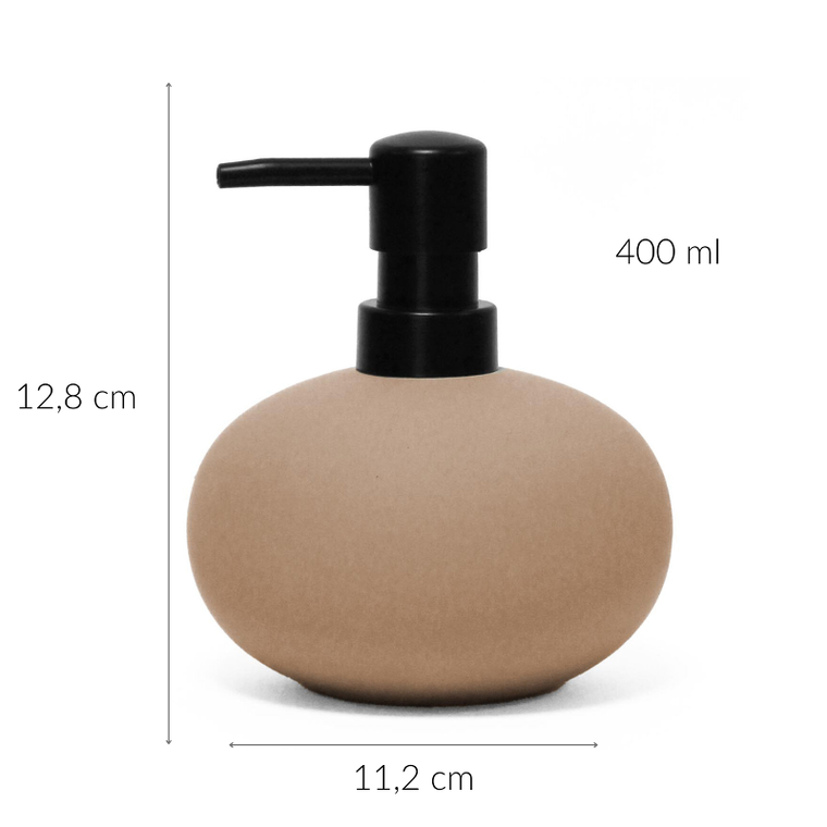 Douceur D'intérieur, Mambo, dozownik na mydło z czarną pompką, 400 ml